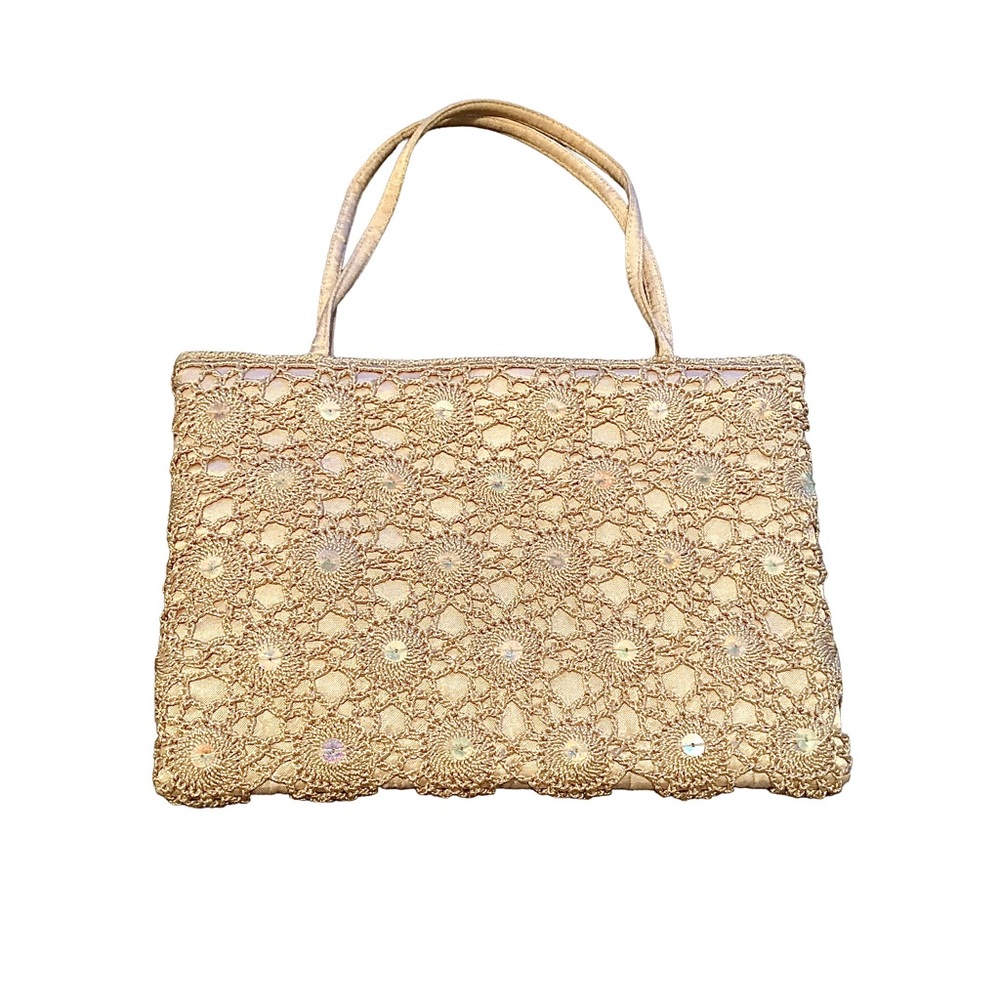 Small croqueted purse
